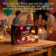 4D Kẹo dẻo vị kem brûlée - Hộp dễ xé - 240g