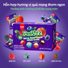 Peelerz - Kẹo dẻo vị dâu hỗn hợp bóc vỏ - 240g/hộp