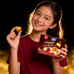 4D Kẹo dẻo vị kem brûlée - Hộp dễ xé - 240g