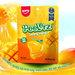 Peelerz - Kẹo dẻo vị xoài bóc vỏ - 65g